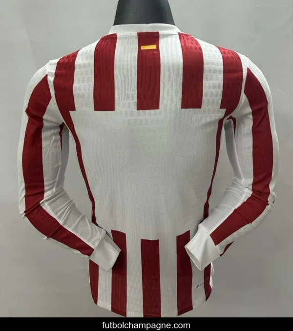 2025_26 Player Version Atletico Madrid Home Long Sleeve Jersey - Image 8
