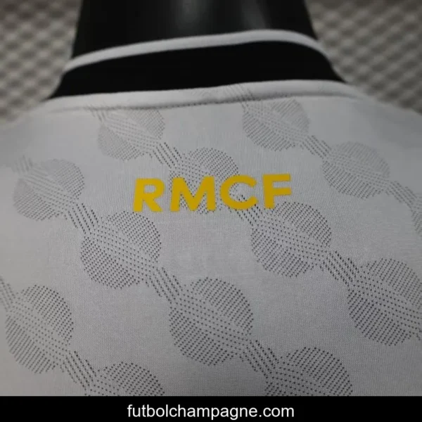 Player Version 25_26 Real Madrid White with Geometric Pattern Jersey - Image 9