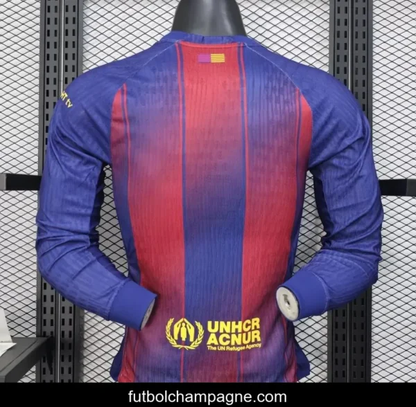 Player Version 25_26 Barcelona Home Long Sleeve Jersey - Image 11