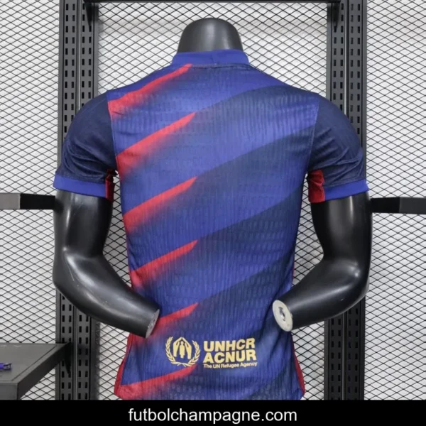Player Version 25_26 FC Barcelona Blue with Red Diagonal Stripes Jersey - Image 11