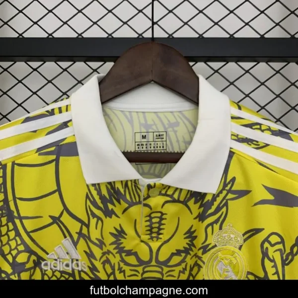 25_26 Real Madrid Special Yellow Jersey - Image 9