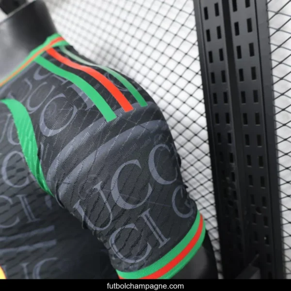 Player Version 24_25 Real Madrid x GUCCI Black Special Jersey - Image 8