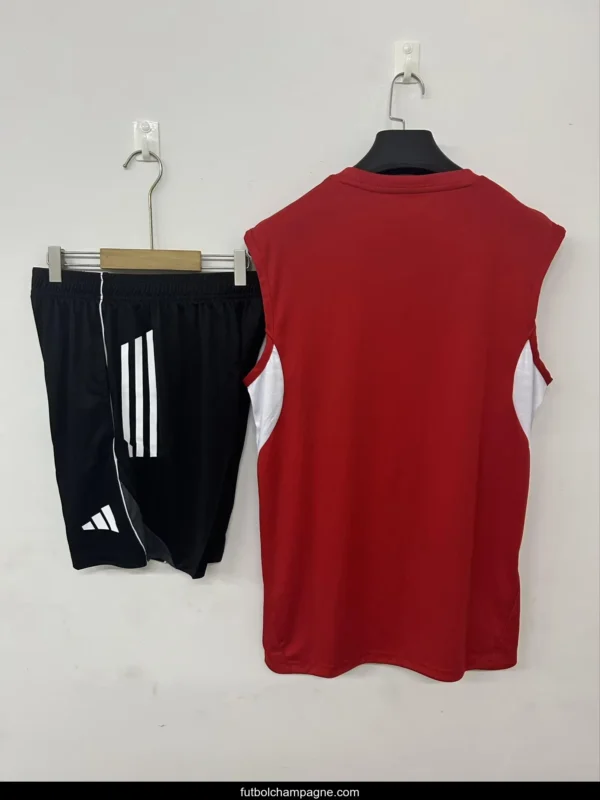 2526 Athletic Bilbao Training Jersey Red+Shorts - Image 4