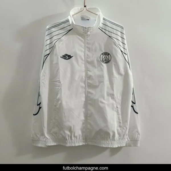 24_25 PSG White Windbreaker - Image 7