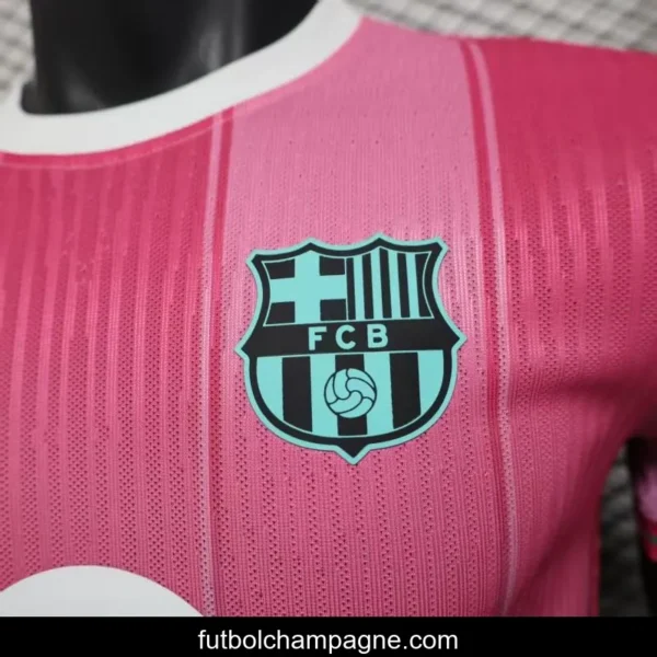 Player Version 25_26 FC Barcelona Pink with Gradient Fade Jersey - Image 10