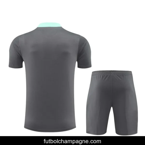 24_25 PSG Grey Short Sleeve Jersey+Shorts - Image 13