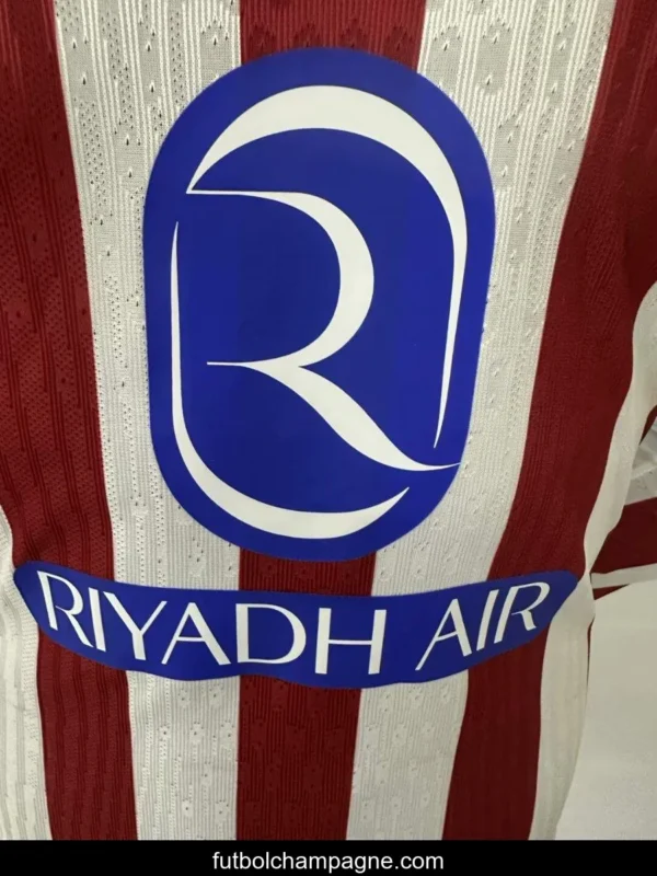 2025_26 Player Version Atletico Madrid Home Long Sleeve Jersey - Image 10
