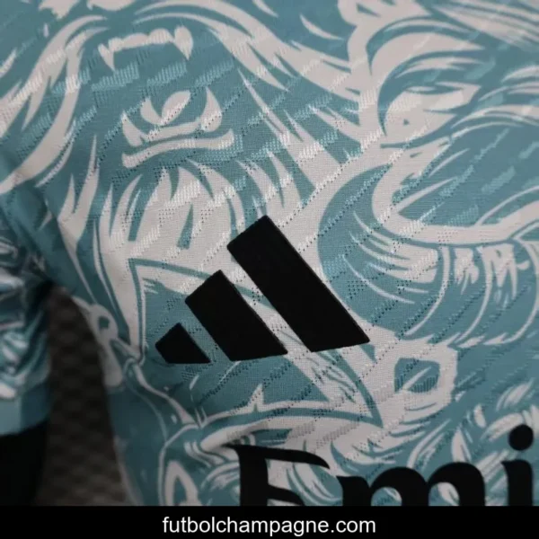 Player Version 25_26 Real Madrid Light Blue with Viking Warrior Pattern Jersey - Image 8