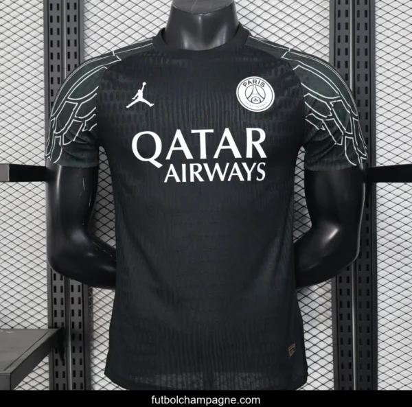 Player Version 25_26 PSG Black Goalkeeper Jersey - Image 9