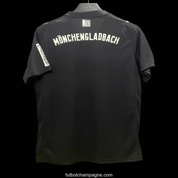25_26 Borussia Monchengladbach Third Black Jersey - Image 3