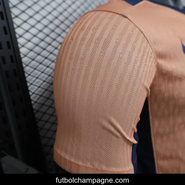 Player Version 25_26 FC Barcelona Pink 125Th Anniversary Jersey with Spotify Sponsor and Navy Blue Accents - Image 11
