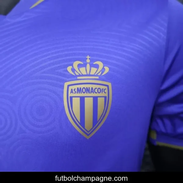 Player Version 25_26 Monaco Away Blue Jersey - Image 9