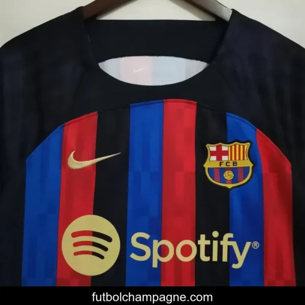 22 23 Barcelona Home Soccer Jersey - Image 8