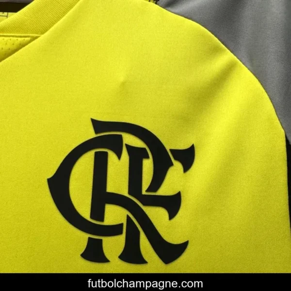 24_25 Flamengo Training Yellow Jersey - Image 5