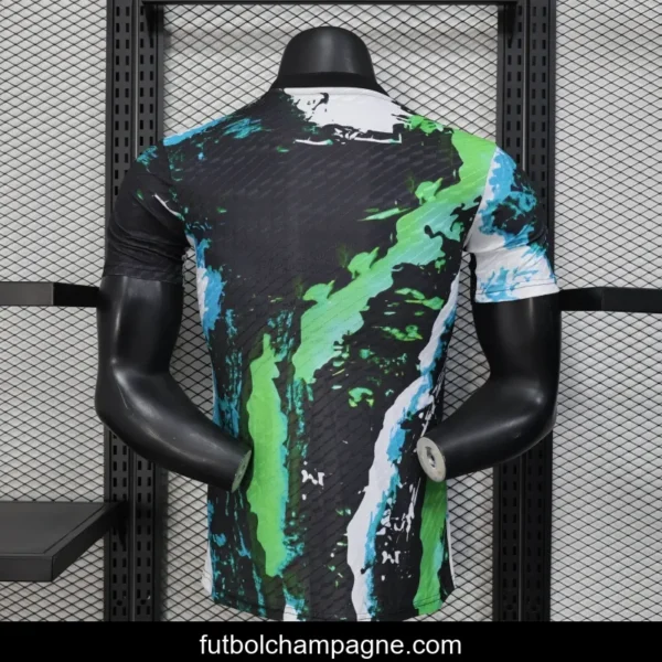 25_26 Player Version Real Madrid Black Splash Art Special Edition Jersey - Image 5