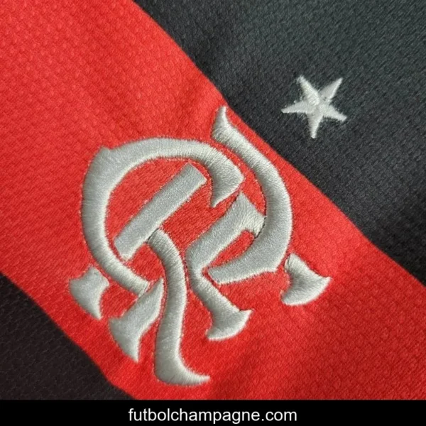 24_25 Kids Flamengo Home Long Sleeves Jersey - Image 9