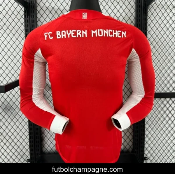 Player Version 25_26 Bayern Munich Home Long Sleeve Jersey - Image 8