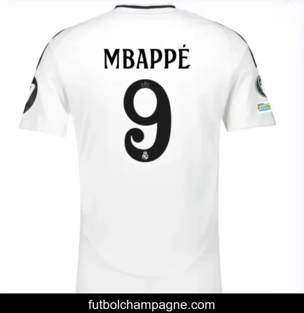 24_25 Real Madrid Home Jersey With 15 Trophy Patch - Image 10