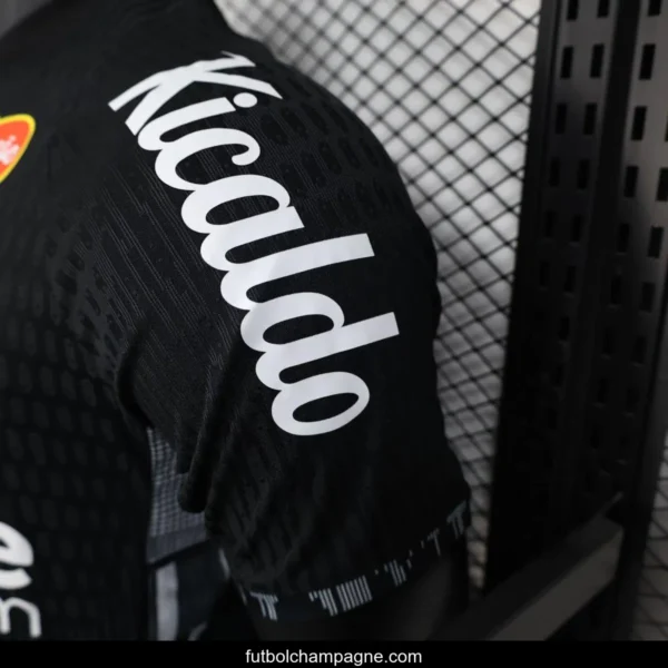 Player Version 25_26 Santos FC Black with Geometric Pattern Jersey - Image 12