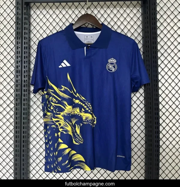 24_25 Real Madrid Yellow Dragon Jersey - Image 6