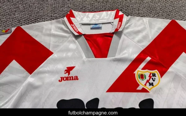 Retro 95_96 Rayo Vallecano Home Jersey - Image 4