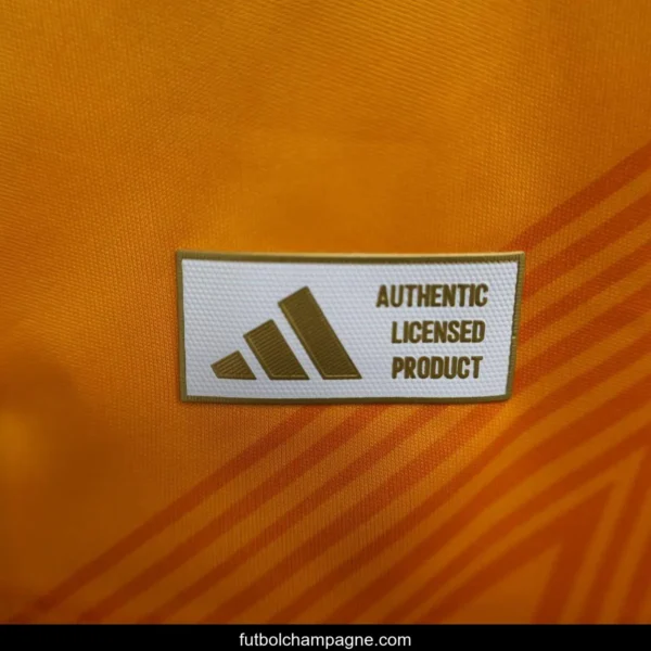 Player Version 24_25 Real Madrid Away Orange Long Sleeve Jersey - Image 11