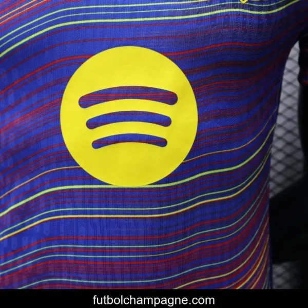 Player Version 25_26 FC Barcelona Blue with Colorful Wave Stripes Jersey - Image 10