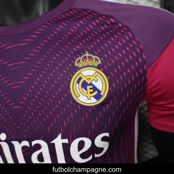 Player Version 25_26 Real Madrid Purple Pink with Geometric Wave Pattern Jersey - Image 10