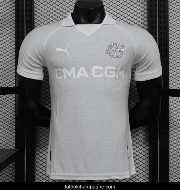 Player Version 24_25 Olympique Marseille 125th Anniversary White Jersey - Image 10