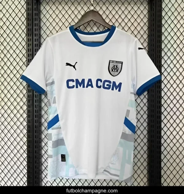 24_25 Olympique Marseille Home Jersey - Image 3
