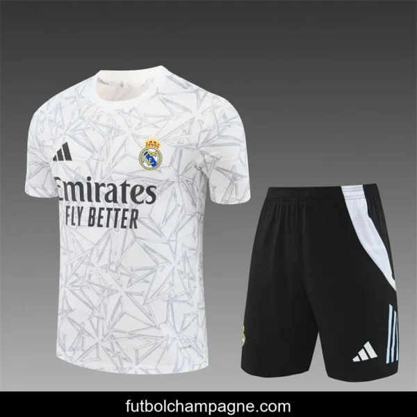 24_25 Real Madrid White Special Short Sleeve Jersey+Shorts - Image 18