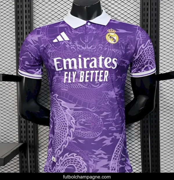 25_26 Player Version Real Madrid Purple Special Edition Jersey - Image 7