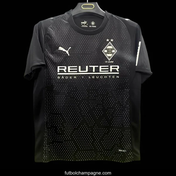 25_26 Borussia Monchengladbach Third Black Jersey - Image 4