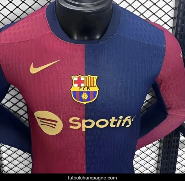 Player Version 24_25 Barcelona Home Long Sleeve Jersey - Image 4