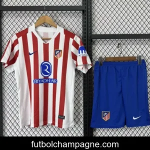 25_26 Kids Atletico Madrid Home Jersey