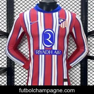 Player Version 24_25 Atletico Madrid Home Long Sleeve Jersey