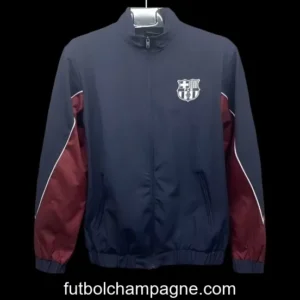 24_25 Barcelona Navy Full Zipper Windbreaker