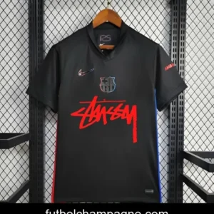 24_25 Barcelona x Stussy Away Black Jersey