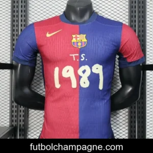 Player Version 25_26 FC Barcelona Home with Pink _T.S. 1989_ Jersey