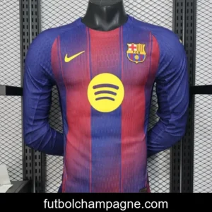 Player Version 25_26 Barcelona Home Long Sleeve Jersey