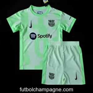 24_25 Kids Barcelona Third Green Jersey