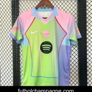 25_26 Barcelona Rainbow Gradient with Spotify Jersey