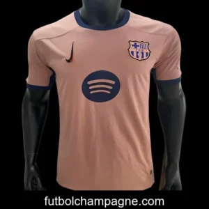 25_26 FC Barcelona Pink with Navy Trim Jersey