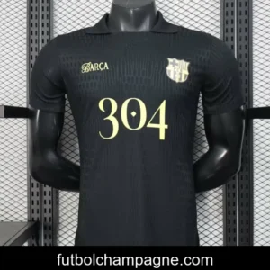 Player Version 25_26 FC Barcelona BLACK Jersey With 304 Sponsor