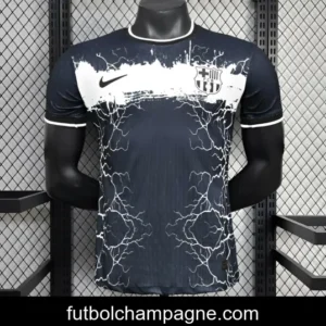25_26 Player Version Barcelona Special Edition White_Black Jersey