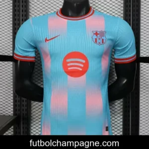 Player Version 25_26 Barcelona Sky Blue with Pink Gradient Stripe Jersey
