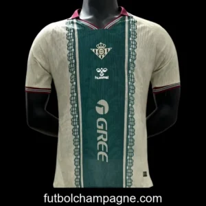 Player Version 25_26 Real Betis White with Green Central Stripe Jersey