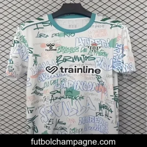 25_26 Real Betis White Graffiti Training Jersey