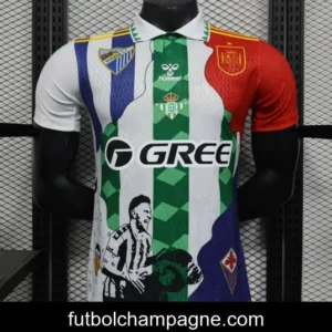 Player Version 25_26 Real Betis Multi-Club White with Colorful Tribute Patchwork Jersey