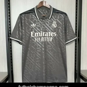 24_25 Real Madrid Third Black Jersey